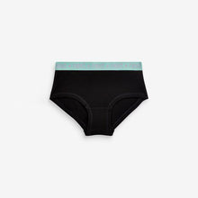 Load image into Gallery viewer, Black With Bright Hipster Briefs 5 Pack (3-12yrs)