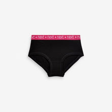 Load image into Gallery viewer, Black With Bright Hipster Briefs 5 Pack (3-12yrs)