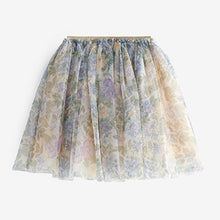 Load image into Gallery viewer, Lilac Purple Floral Midi Tutu Skirt (3mths-6yrs)