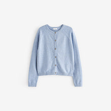 Load image into Gallery viewer, Blue Button-Up Cardigan (3-16yrs)
