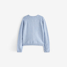 Load image into Gallery viewer, Blue Button-Up Cardigan (3-16yrs)