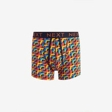 Load image into Gallery viewer, Geo Print A-Front Boxers 4 Pack