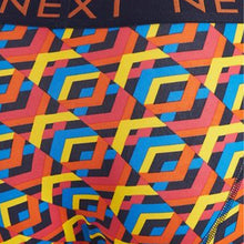 Load image into Gallery viewer, Geo Print A-Front Boxers 4 Pack