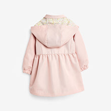 Load image into Gallery viewer, Pink Shower Resitant Corsage Trench Coat