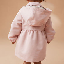 Load image into Gallery viewer, Pink Shower Resitant Corsage Trench Coat