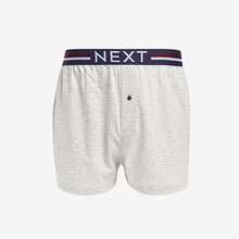 Load image into Gallery viewer, Navy/Red Loose Fit Jersey Boxers