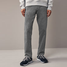 Load image into Gallery viewer, Grey Charcoal Slim Fit Comfort Stretch Jeans
