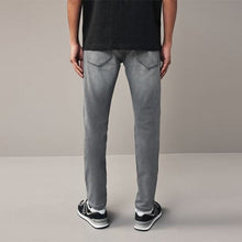 Load image into Gallery viewer, Light Grey Skinny Fit Comfort Stretch Jeans