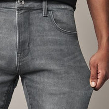 Load image into Gallery viewer, Light Grey Skinny Fit Comfort Stretch Jeans