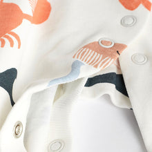 Load image into Gallery viewer, Blue/Orange Baby Sleepsuits 3 Pack (0-2yrs)