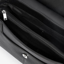 Load image into Gallery viewer, Black Formal Lock Detail Tote Bag