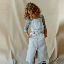 Load image into Gallery viewer, Blue Denim Maxi Pinafore Dress (3-12yrs)