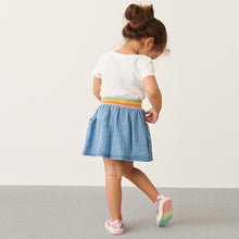 Load image into Gallery viewer, Multi 2 Piece Skirt & T-Shirt Set (3mths-6yrs)