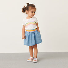 Load image into Gallery viewer, Multi 2 Piece Skirt & T-Shirt Set (3mths-6yrs)