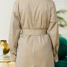 Load image into Gallery viewer, Myleene Klass Neutral Stone Funnel Neck Showerproof Coat