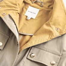 Load image into Gallery viewer, Myleene Klass Neutral Stone Funnel Neck Showerproof Coat