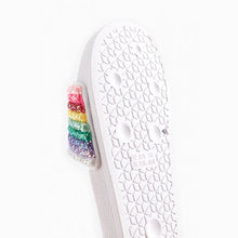 Load image into Gallery viewer, Rainbow Colors Glitter Sliders (Older Girls)