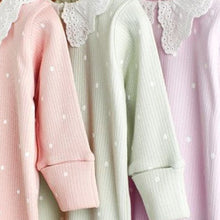 Load image into Gallery viewer, Multi Pastel Baby Collared Sleepsuits 3 Pack (0mths-18mths)