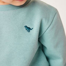 Load image into Gallery viewer, Teal Blue Sweatshirt and Shorts Set (3mths-6yrs)