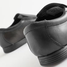 Load image into Gallery viewer, Black School Leather Loafers (Older Boys)