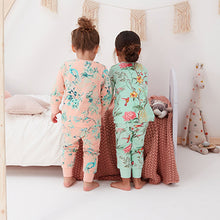 Load image into Gallery viewer, Pink/Yellow/Green Floral Pyjamas 3 Pack (5-12yrs)