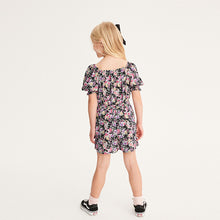 Load image into Gallery viewer, Ditsy Print Shirred Playsuit (3-12yrs)