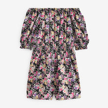 Load image into Gallery viewer, Ditsy Print Shirred Playsuit (3-12yrs)