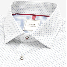 Load image into Gallery viewer, Green Print / White Stripe Trimmed Shirts 2 Pack