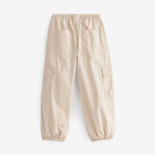 Load image into Gallery viewer, Neutral Stone Parachute Cargo Cuffed Trousers (3-12yrs)