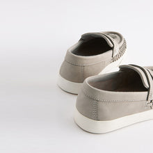 Load image into Gallery viewer, Neutral Woven Slip On Shoes (Older Boys)