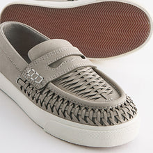 Load image into Gallery viewer, Neutral Woven Slip On Shoes (Older Boys)