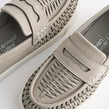 Load image into Gallery viewer, Neutral Woven Slip On Shoes (Older Boys)