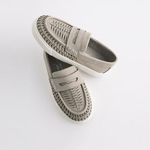 Load image into Gallery viewer, Neutral Woven Slip On Shoes (Older Boys)