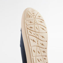 Load image into Gallery viewer, Navy Blue Canvas Slip-Ons Shoes (Older Boys)