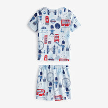 Load image into Gallery viewer, London King Print Coronation Short Pyjama Set 3 Pack (12mths-6yrs)