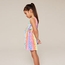 Load image into Gallery viewer, Rainbow Animal Cut-Out Detail Playsuit