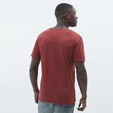 Load image into Gallery viewer, Rust Regular Fit  Essential Crew Neck T-Shirt