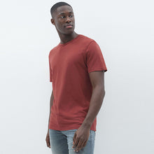 Load image into Gallery viewer, Rust Regular Fit  Essential Crew Neck T-Shirt