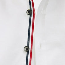 Load image into Gallery viewer, White Trimmed Oxford Shirt (3mths-6yrs)