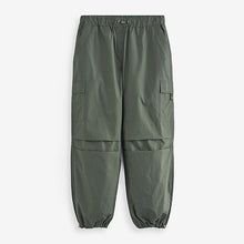 Load image into Gallery viewer, Khaki Green Parachute Cotton Cargo Trousers