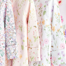 Load image into Gallery viewer, Pink/White Floral Footless Baby Sleepsuits 4 Pack (0mths-18mths)