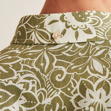 Load image into Gallery viewer, Green Hawaiian Printed Short Sleeve Shirt