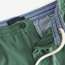Load image into Gallery viewer, Green Stretch Chino Shorts