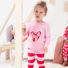 Load image into Gallery viewer, Red/Pink Love Heart Pyjamas 2 Pack (9mths-8yrs)