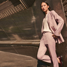 Load image into Gallery viewer, Pink Tailored Straight Trousers