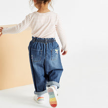 Load image into Gallery viewer, Blue Bunny Character Denim Jeans (3mths-6yrs)