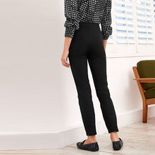 Load image into Gallery viewer, Black Skinny Fit Ultimate Stretch Skinny Trousers