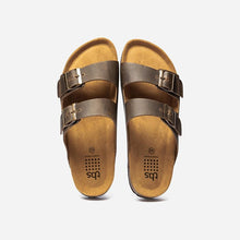 Load image into Gallery viewer, Men's Mules Casual Leather Khaki