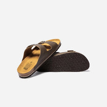 Load image into Gallery viewer, Men's Mules Casual Leather Khaki