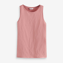 Load image into Gallery viewer, Dusty Pink Sleeveless Woven Mix Vest